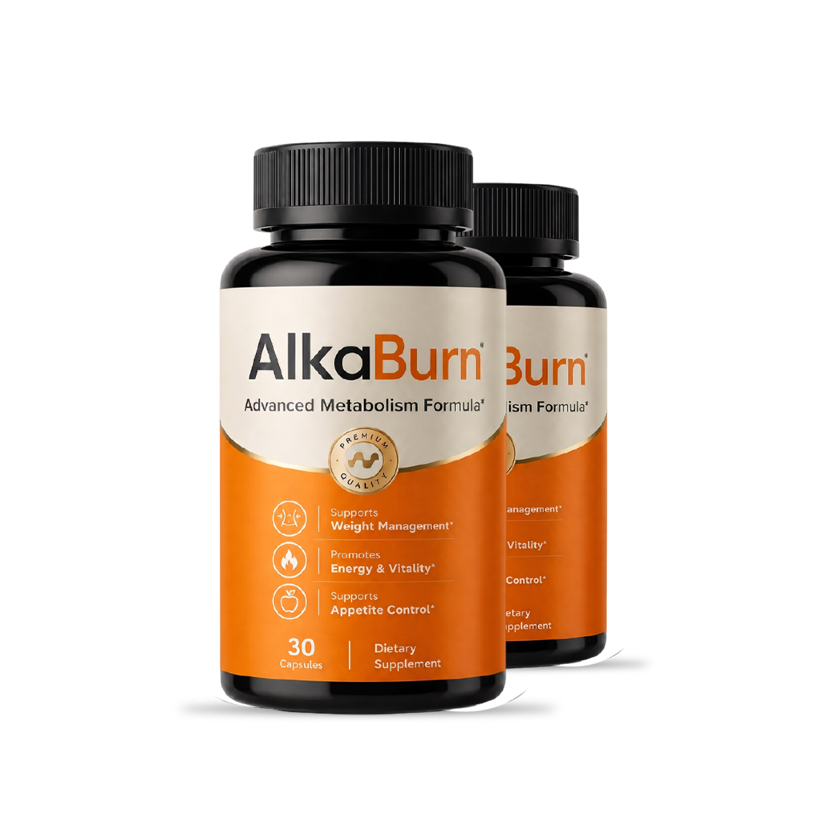 AlkaBurn 2 Bottles &middot; 60-Day Supply